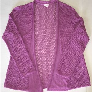 J. Jill Women’s Size Medium Lilac Cardigan